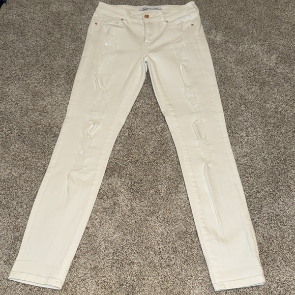 Juniors Celebrity Pink Mid Rise Ankle Skinny Sz 5/27 - Picture 2 of 7